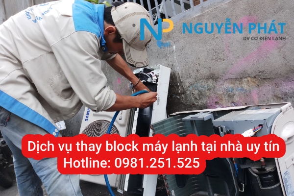 Điện lạnh Nguyễn Phát - Dịch vụ thay block máy lạnh tại nhà uy tín