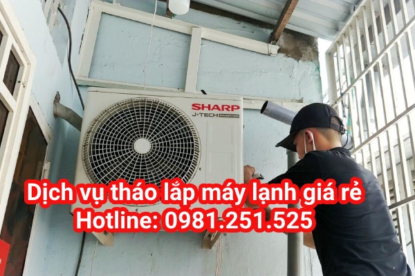 Dịch vụ tháo lắp máy lạnh Nguyễn Phát nhanh chóng – giá rẻ tại Tp. Hồ Chí Minh